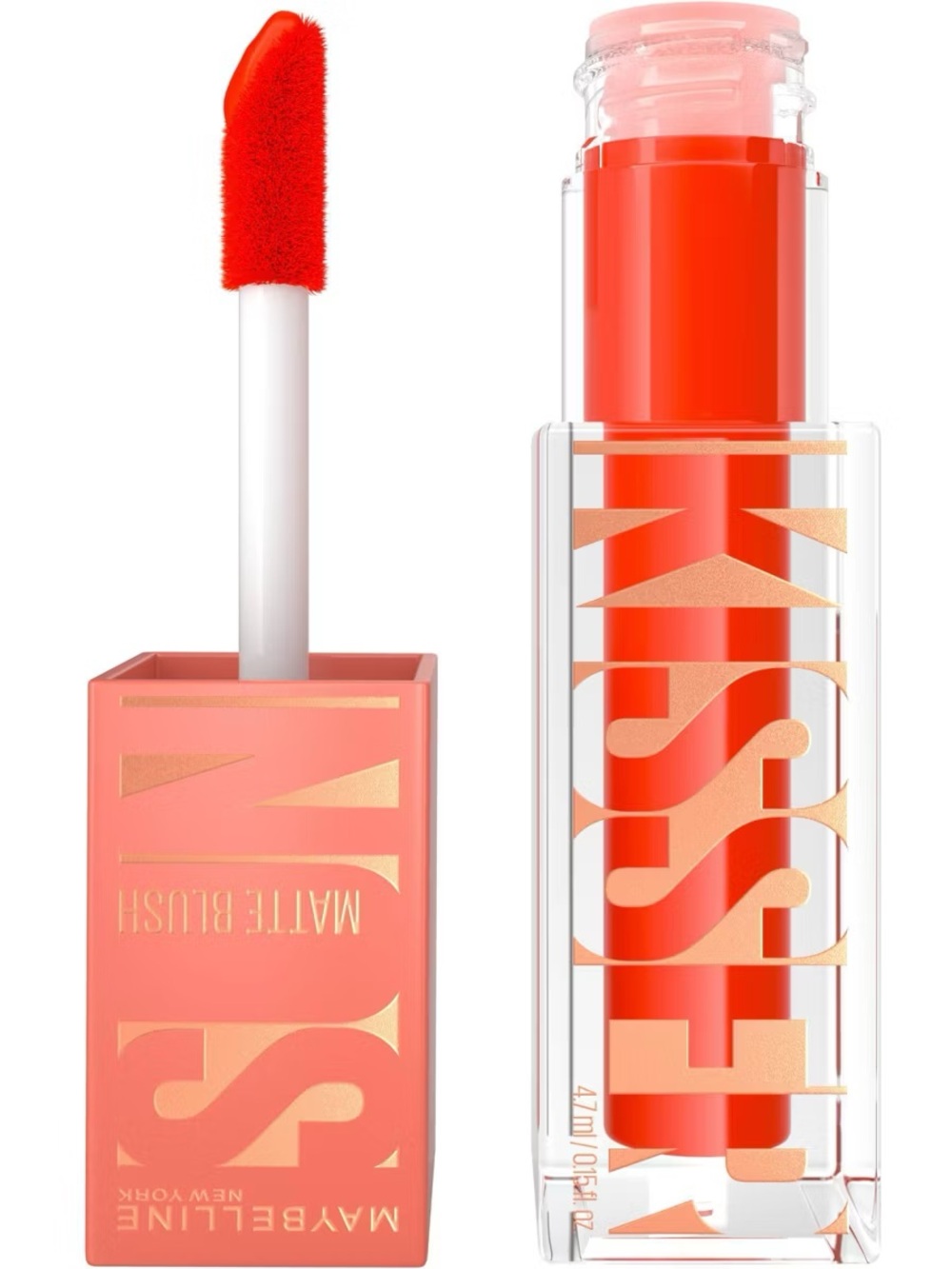 Maybelline Sunkisser Multi-Use Blendable Liquid Blush - Spritzy Orange, NEW